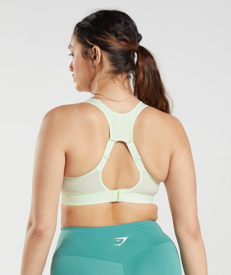 Women's Gymshark Open Back Sports Bra Mint | CA 7DA061